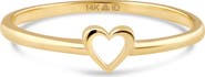 DEVATA Open Heart Ring in 14K Gold