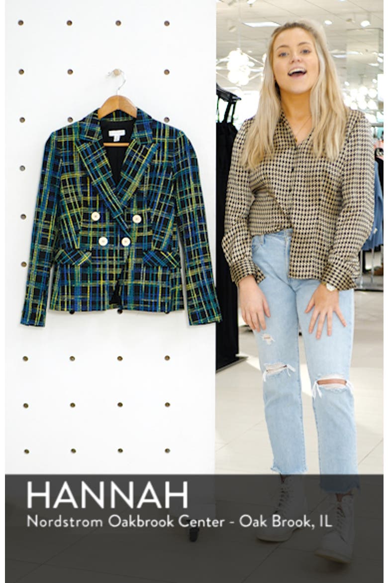 Bouclé Check Jacket video