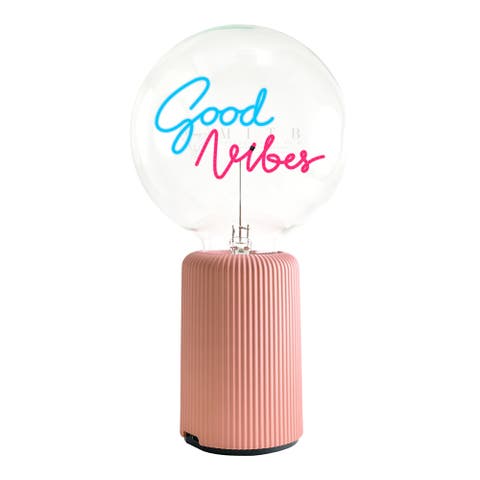 Good Vibes Portable Table Lamp