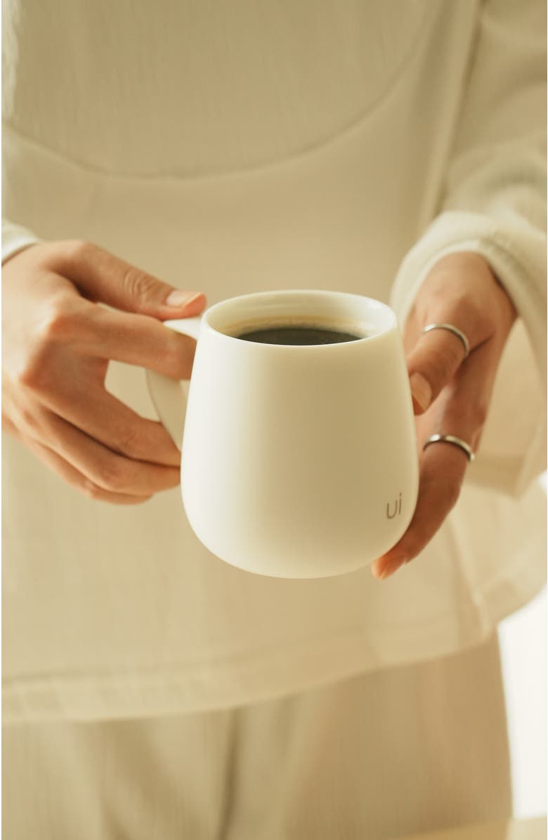 OHOM INC Ui 3 Self-heating Mug Set, Alternate, color, Jasmine White