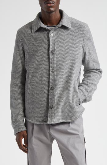 ジャケットその他 Herno SHIRT JACKET Herno Herringbone Button-Up Shirt Jacket | Nordstrom