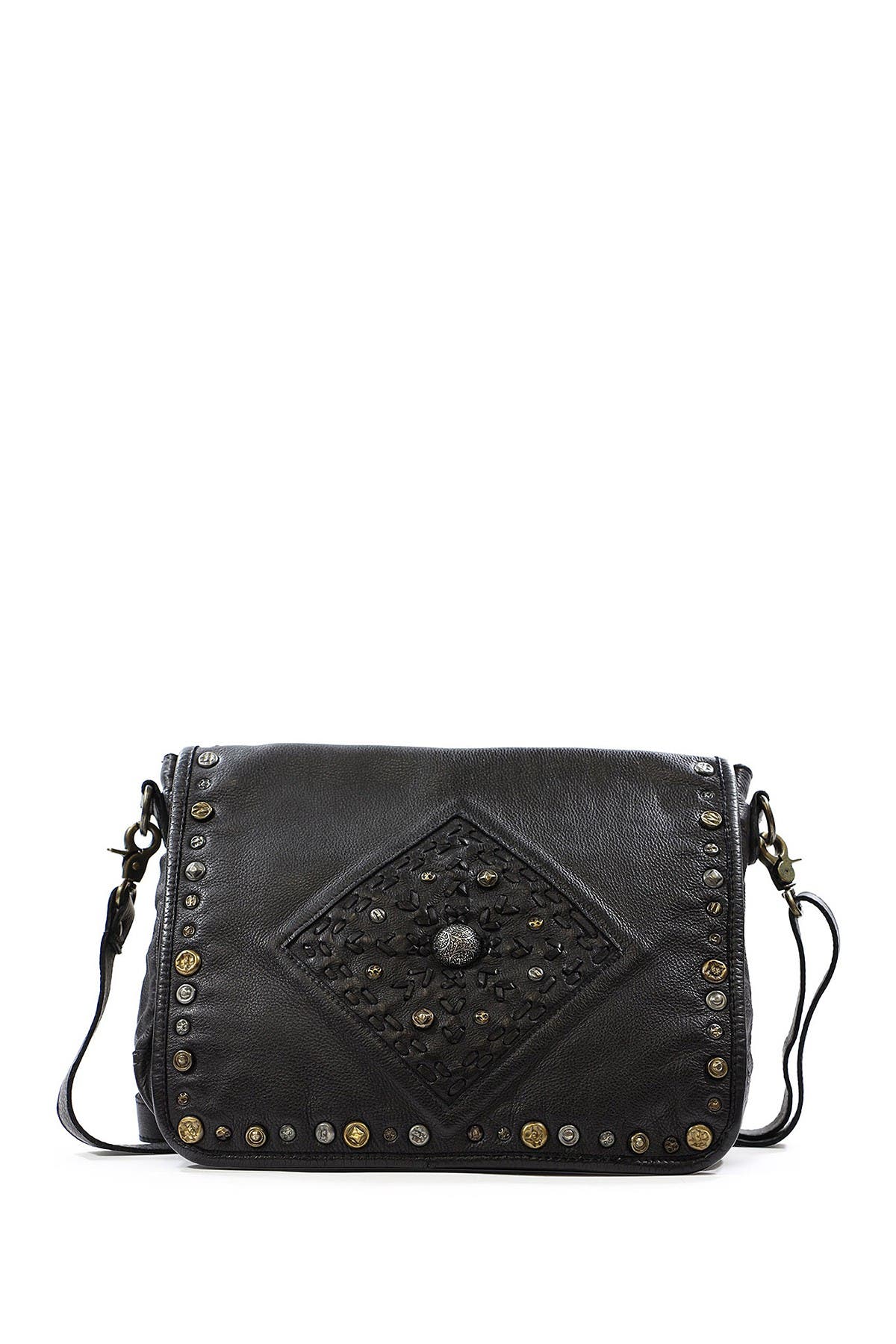 OLD TREND Lone Road Leather Messenger, Main, color, 