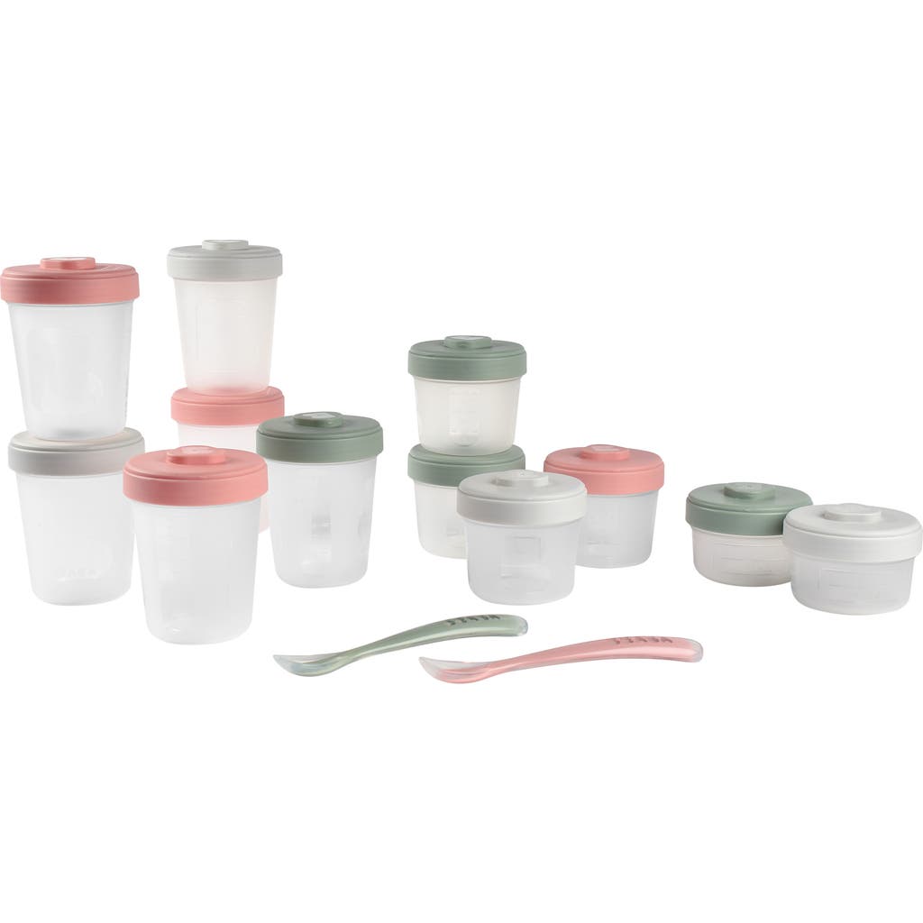 BEABA 12-Piece Clip Portion Container & Spoon Set in Eucalyptus  product