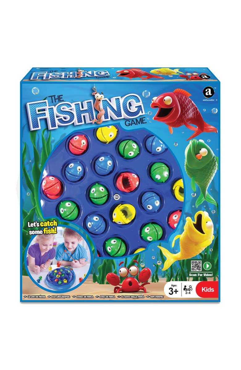 Ambassador Games The Fishing Game Animated Arcade, Catch Spinning Fish, Main, color, Multicolored