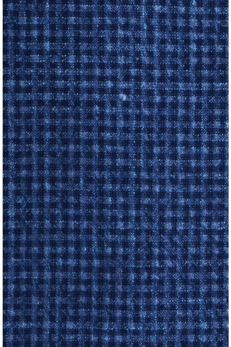 Myles Navy Check Wool Blend Seersucker Sport Coat, Alternate, color, MID BLUE