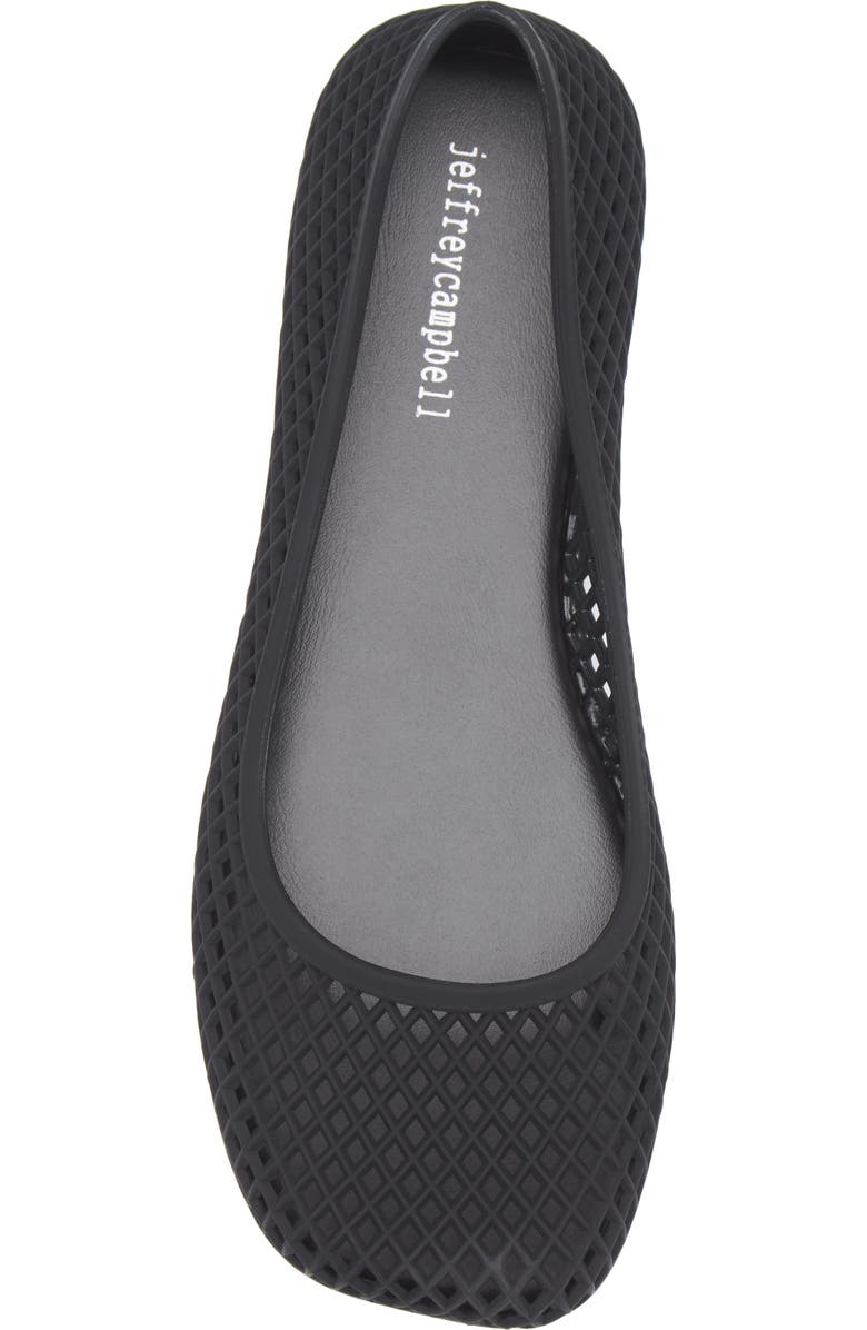 Jeffrey Campbell Day Off Flat, Alternate, color, Black Matte