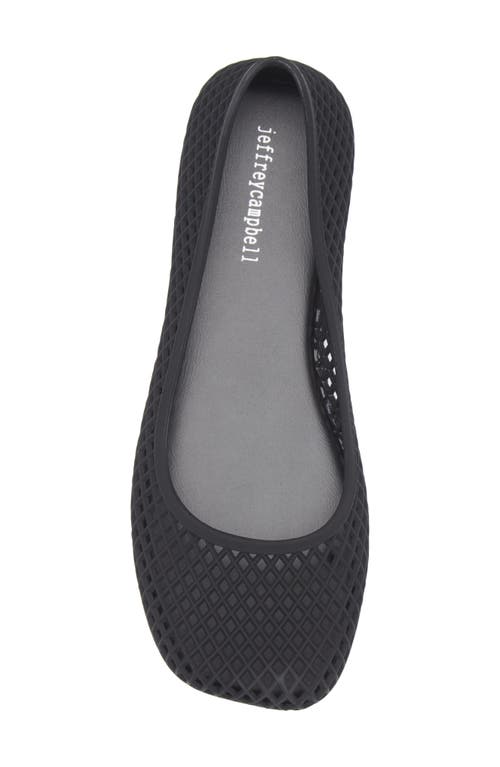 Jeffrey Campbell Day Off Flat In Black Matte