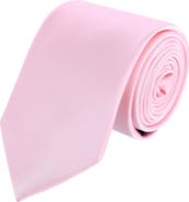 Trafalgar Sutton Big & Tall Solid Color Silk Necktie