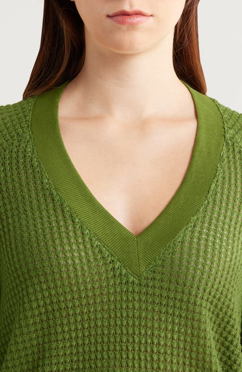 Gibsonlook Courtside Open Stitch Sweater