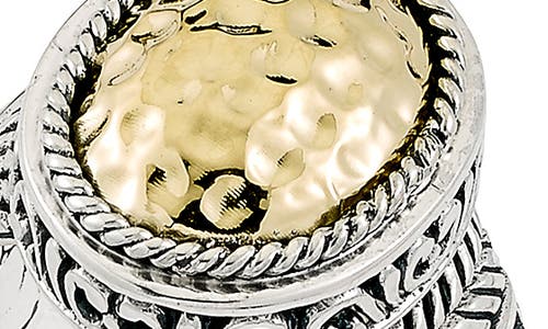 Samuel B. Hammered Oval Ring In Multi