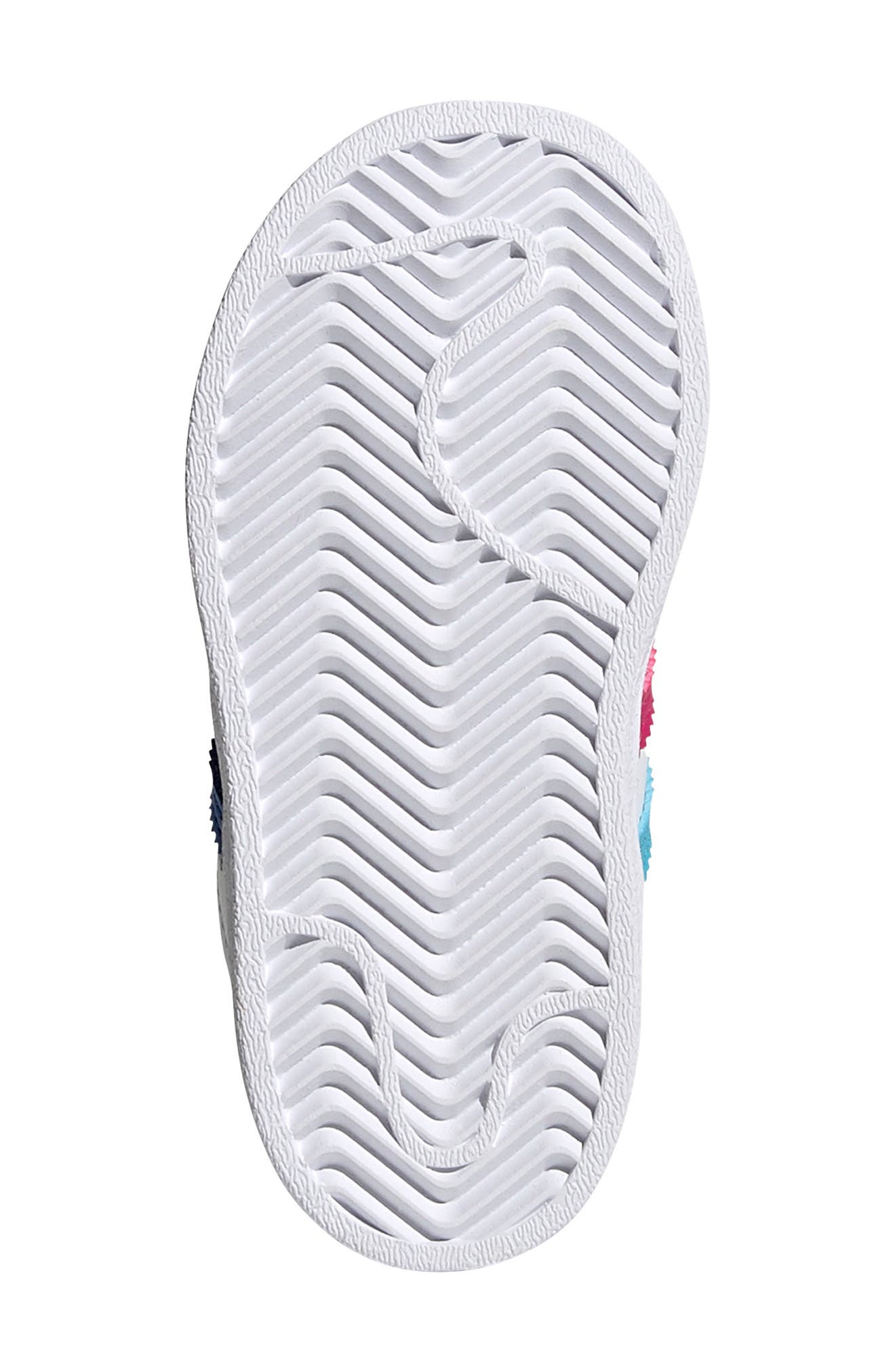 Kids' Superstar Sneaker, Alternate, color, WHITE/ GREEN/ CORE BLACK