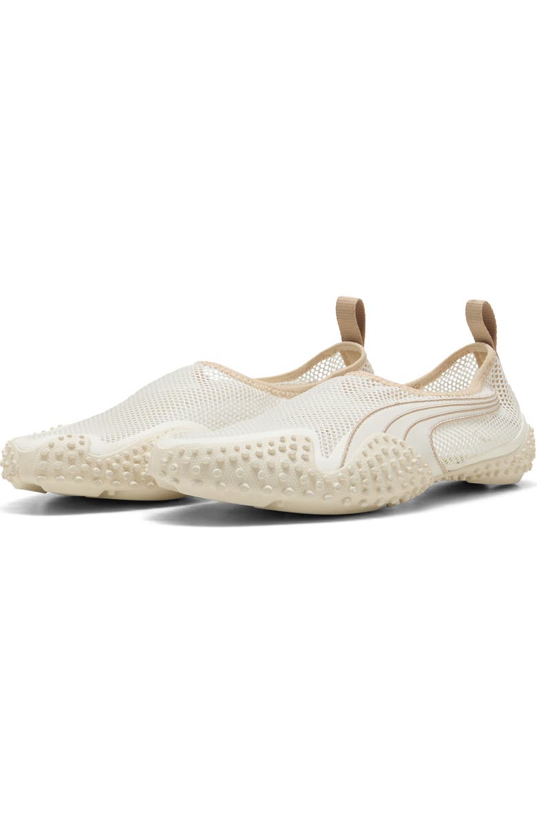 PUMA Gender Inclusive Mostro Flex Mesh Slip-On, Main, color, Warm White/ Light Sand