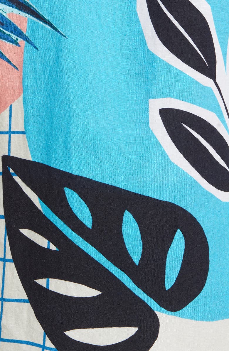 BOSS Hugo Boss Rhythm 3 Classic Fit Short Sleeve Button-Up Camp Shirt, Alternate, color, 