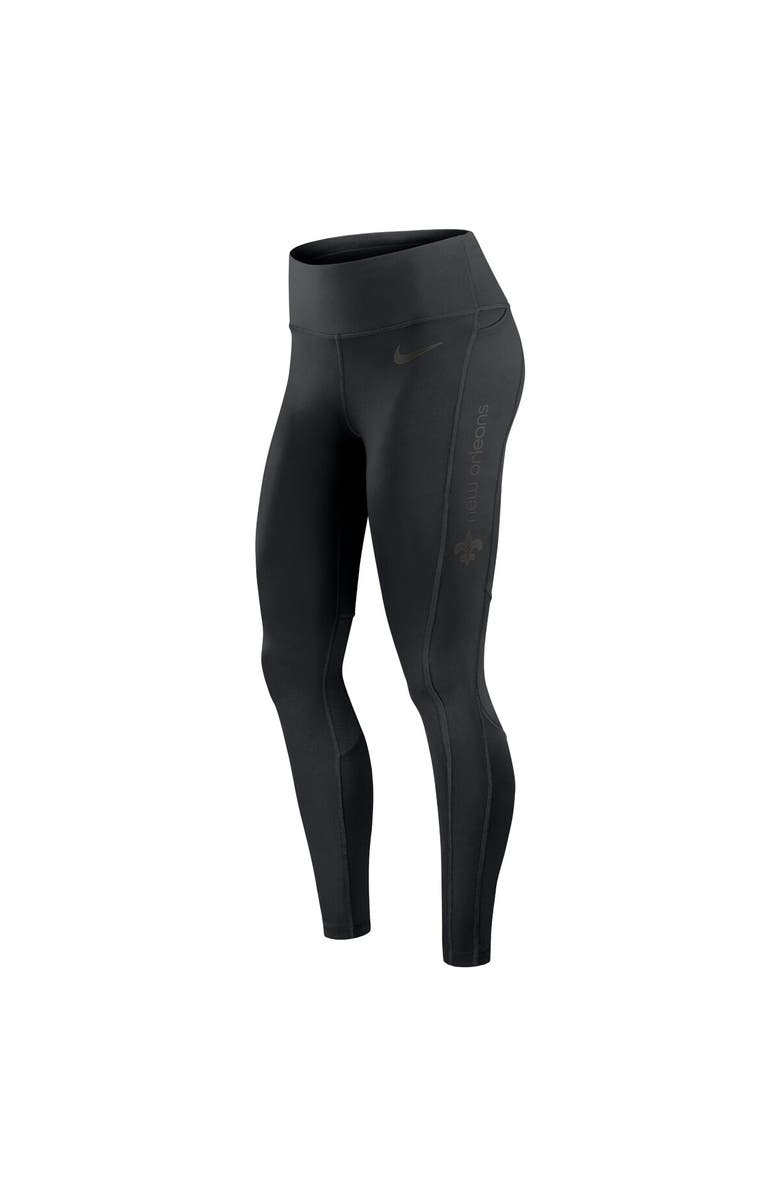 Nike Women's Nike Black New Orleans Saints Performance Leggings, Alternate, color, Black
