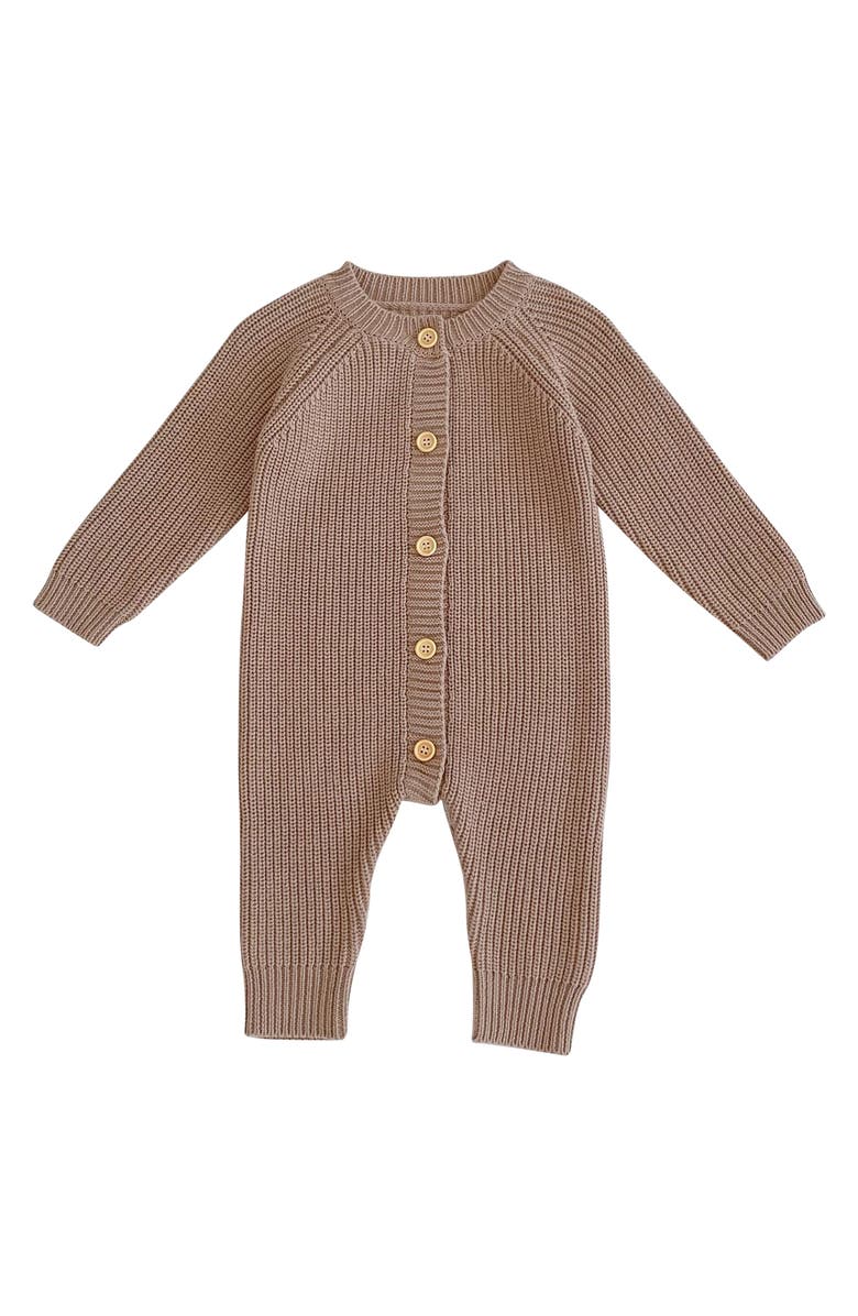 Ashmi & Co. Dallas Knit Cotton Romper, Main, color, Khaki
