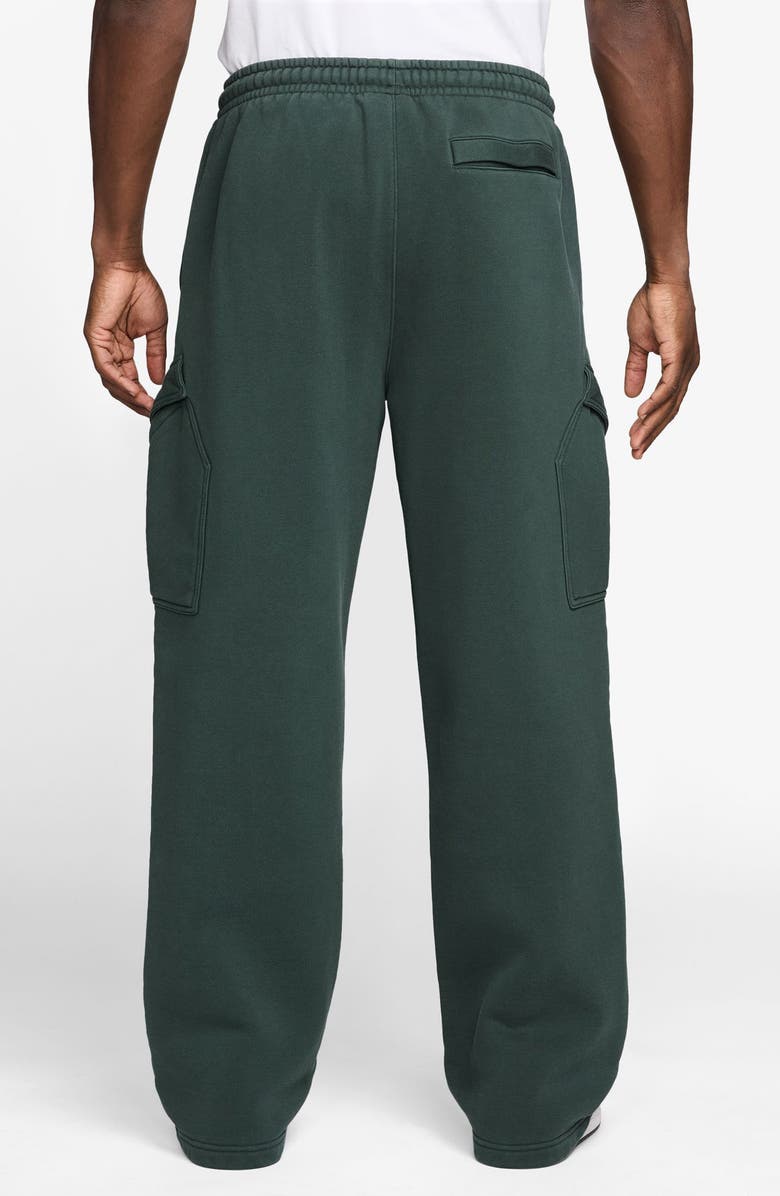 Jordan Flight Logo Fleece Cargo Sweatpants, Alternate, color, Midnight Green/ Vintage Green