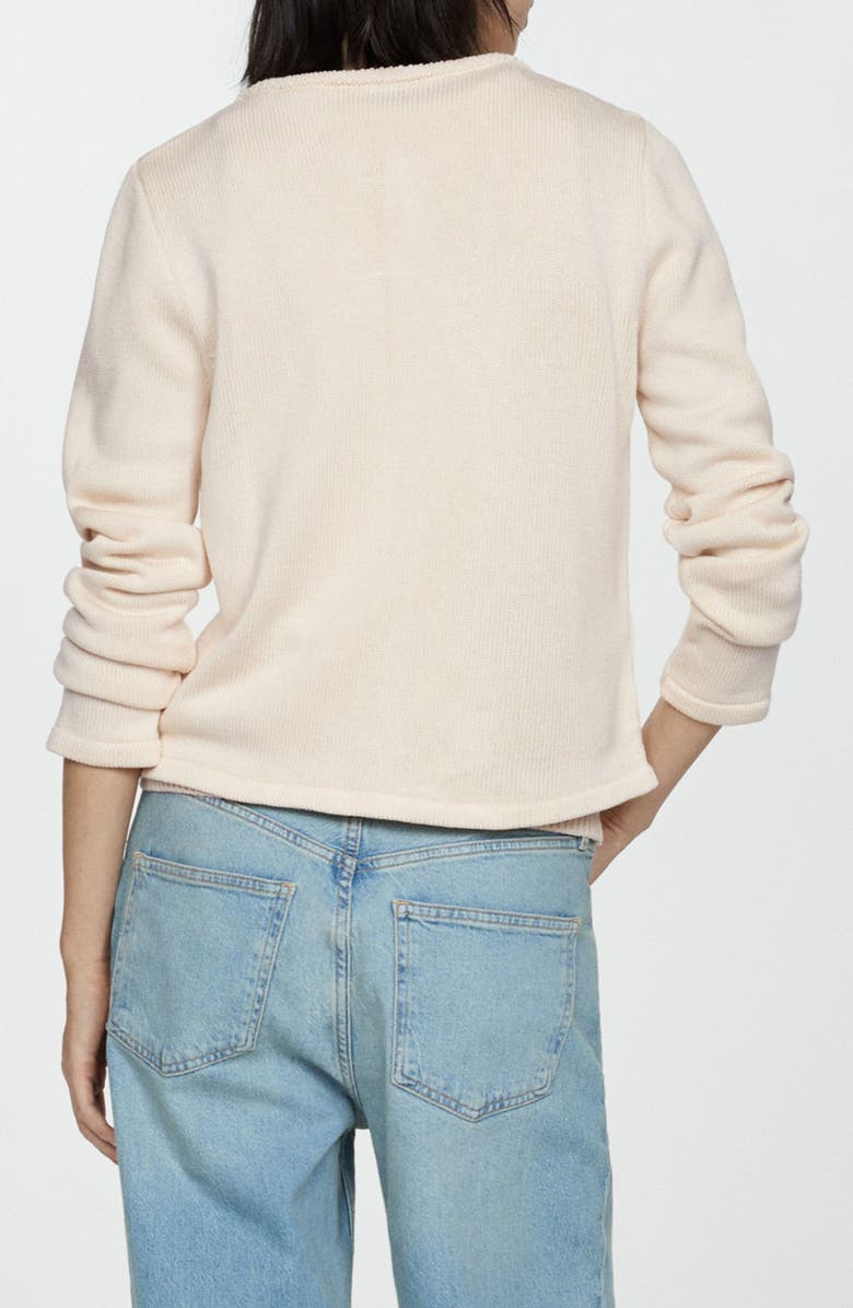 MANGO Crest Button Cardigan, Alternate, color,