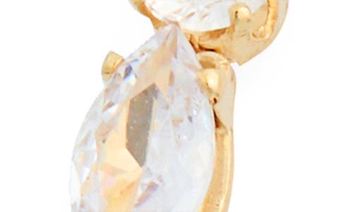 Tasha Cubic Zirconia Hoop Earrings In Gold