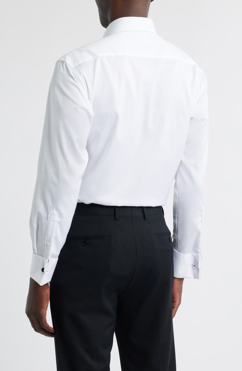 Luxury Black Tie Modern Fit Dress Shirt