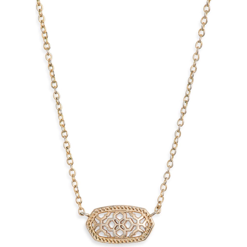Kendra Scott Elisa Pendant Necklace In Gold