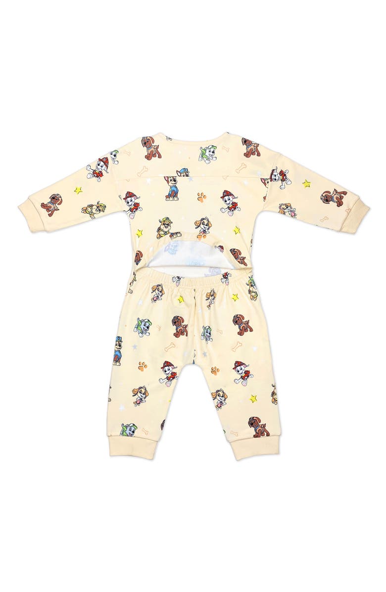 Bellabu Bear x Paw Patrol Fitted One-Piece Pajamas, Alternate, color, Beige