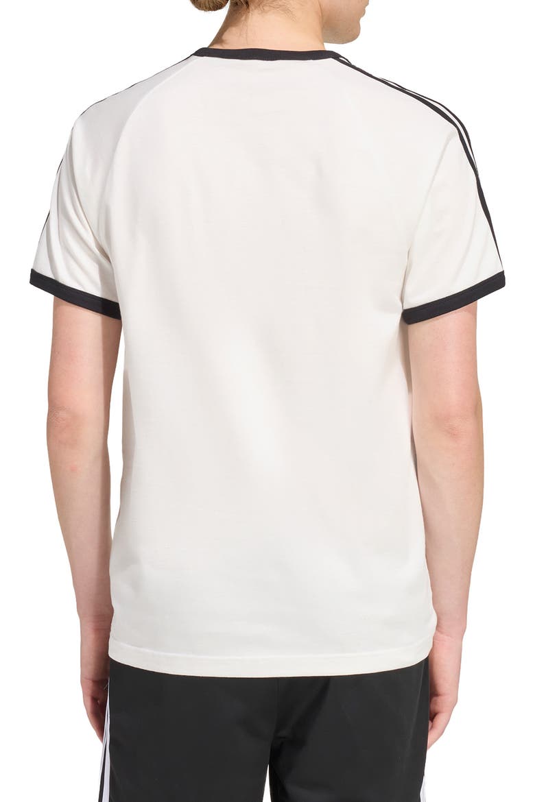 3-Stripes Cotton T-Shirt, Alternate, color, CLOUD WHITE