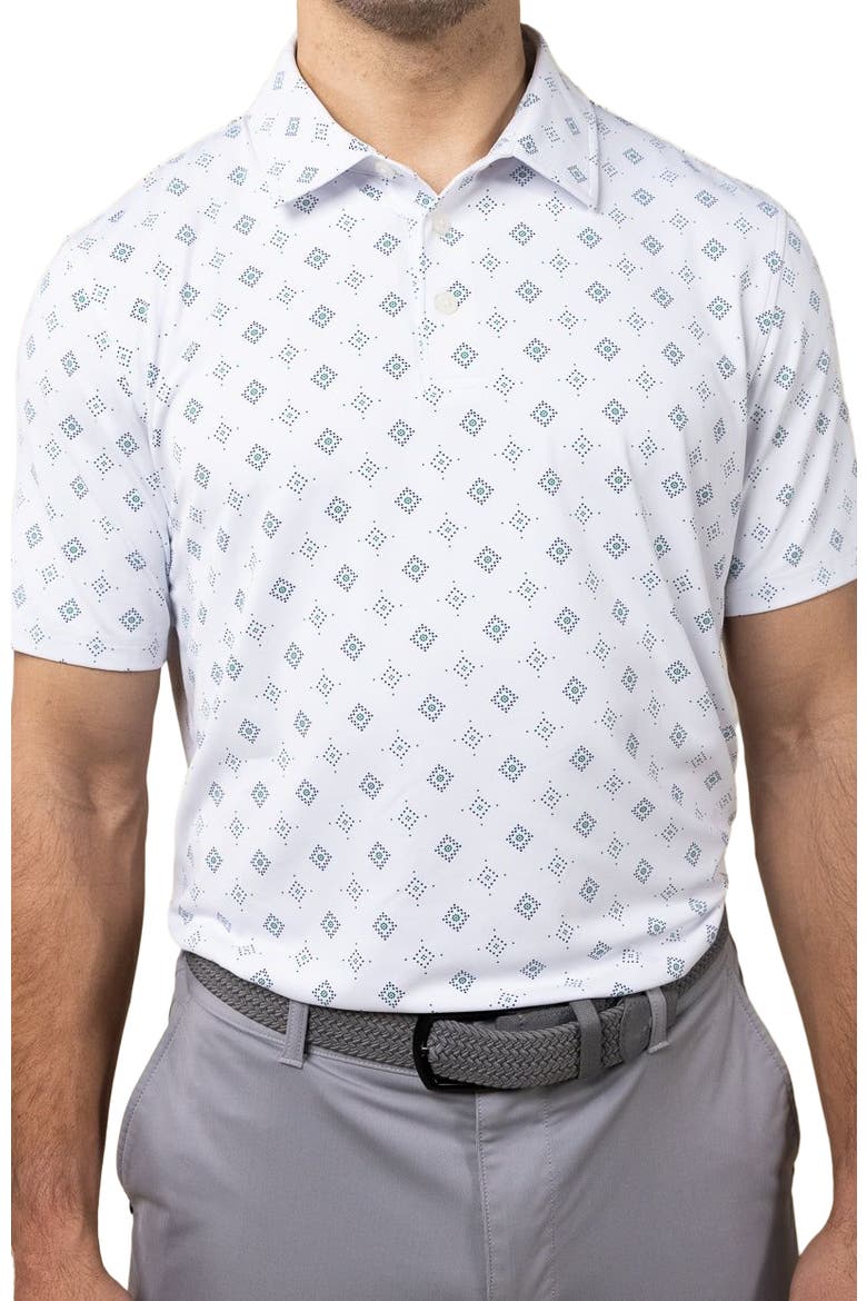 Cooper Polo, Alternate, color, White/Club Green