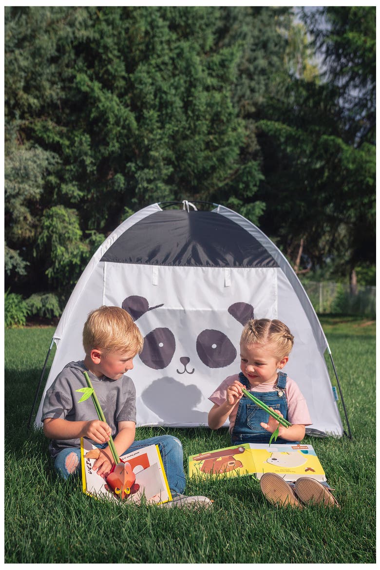 Panda Dome Tent, Alternate, color, WHITE BLACK