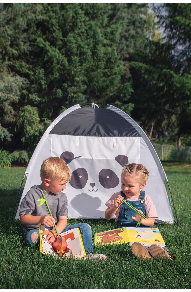 Pacific Play Tents Panda Dome Tent, Alternate, color, White Black