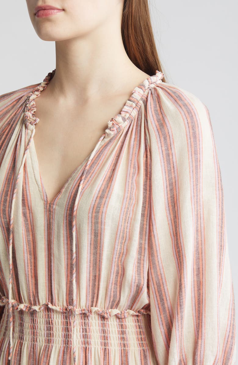 Rails Caterine Stripe Tiered Cotton Blend Maxi Dress, Alternate, color, 