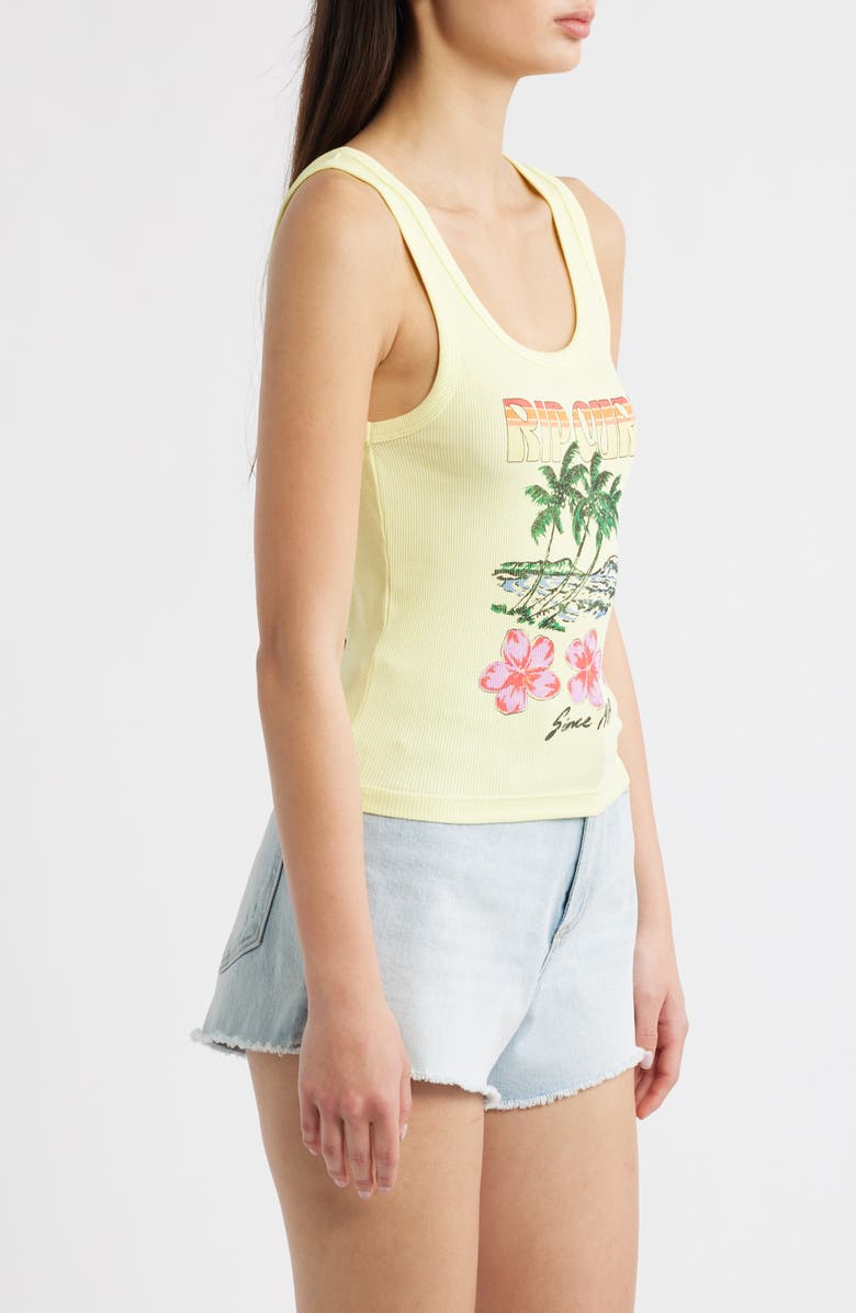 Rip Curl Hayley Graphic Tank, Alternate, color, Pale Yellow