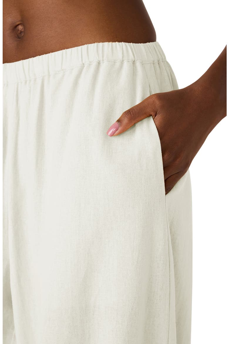 Divinia Linen Blend Pants, Alternate, color, ANTIQUE WHITE