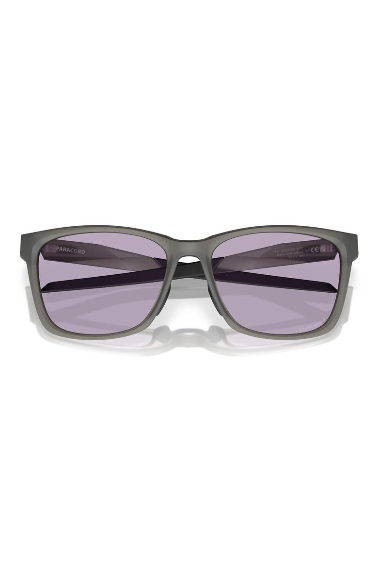 57mm Prizm™ Polarized Square Sunglasses, Alternate, color, SMOKE