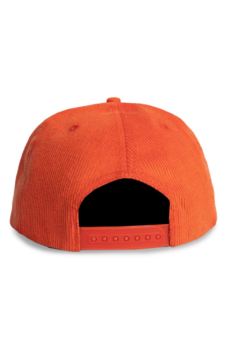 PLEASURES Onyx Corduroy Snapback Baseball Cap, Alternate, color, 