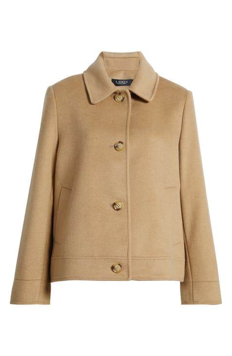 Ladies short wool jackets best sale