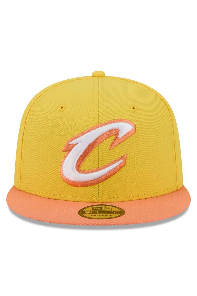 Men's New Era Gold Cleveland Cavaliers 2025/26 City Edition Alternate 9FIFTY Snapback Hat, Alternate, color, Gold