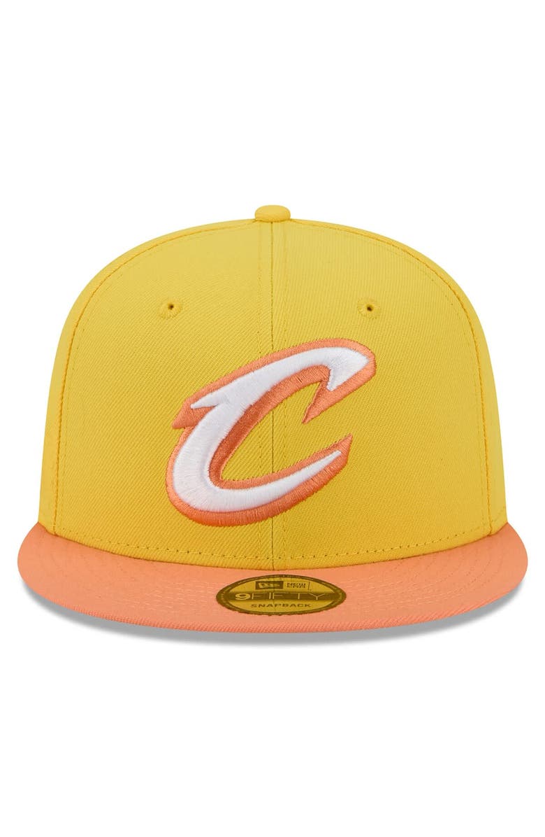 New Era Men's New Era Gold Cleveland Cavaliers 2025/26 City Edition Alternate 9FIFTY Snapback Hat, Alternate, color, Gold