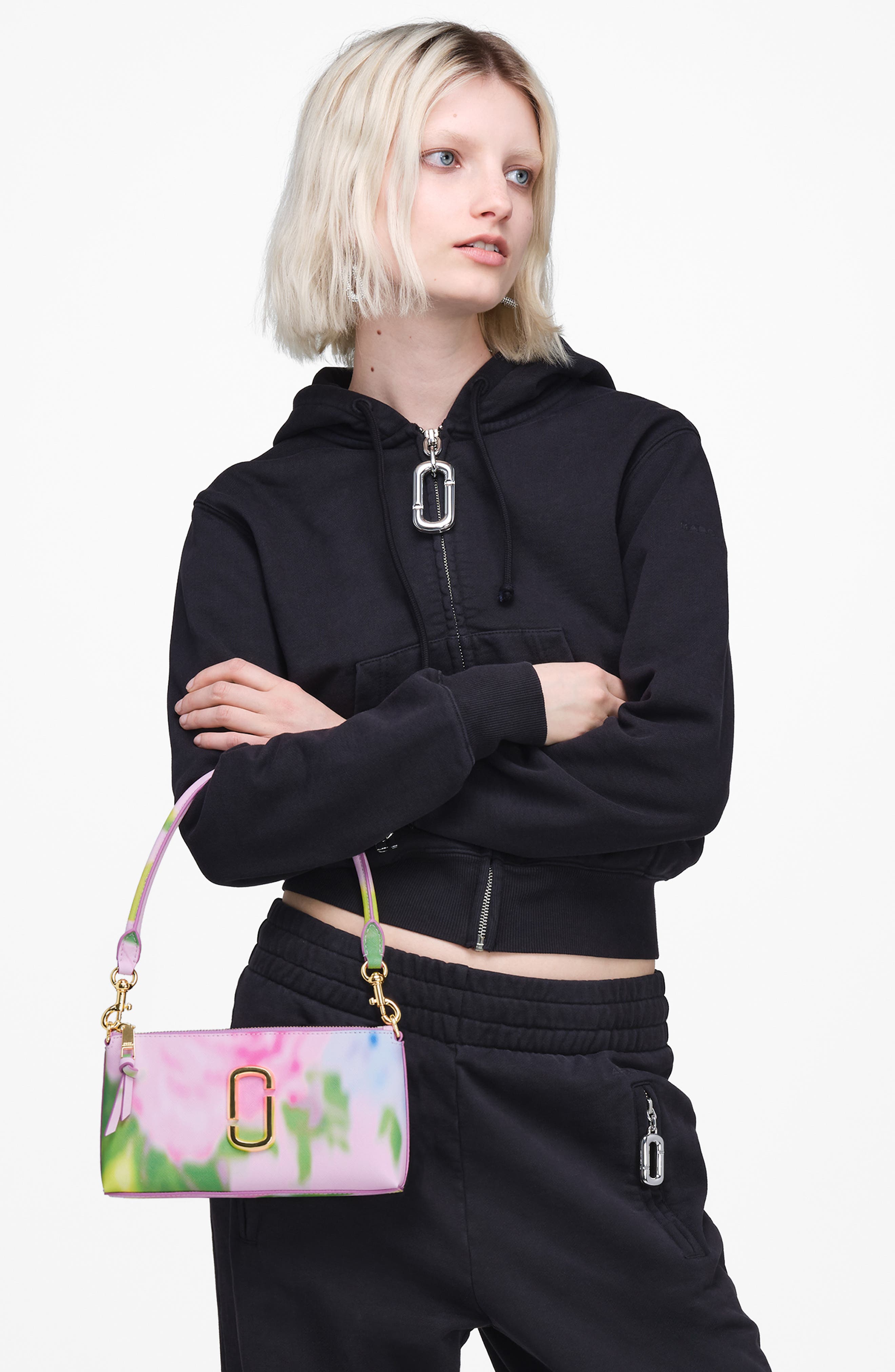 Marc Jacobs The Snapshot Pochette Bag, Alternate, color, Ribbon Pink Multi