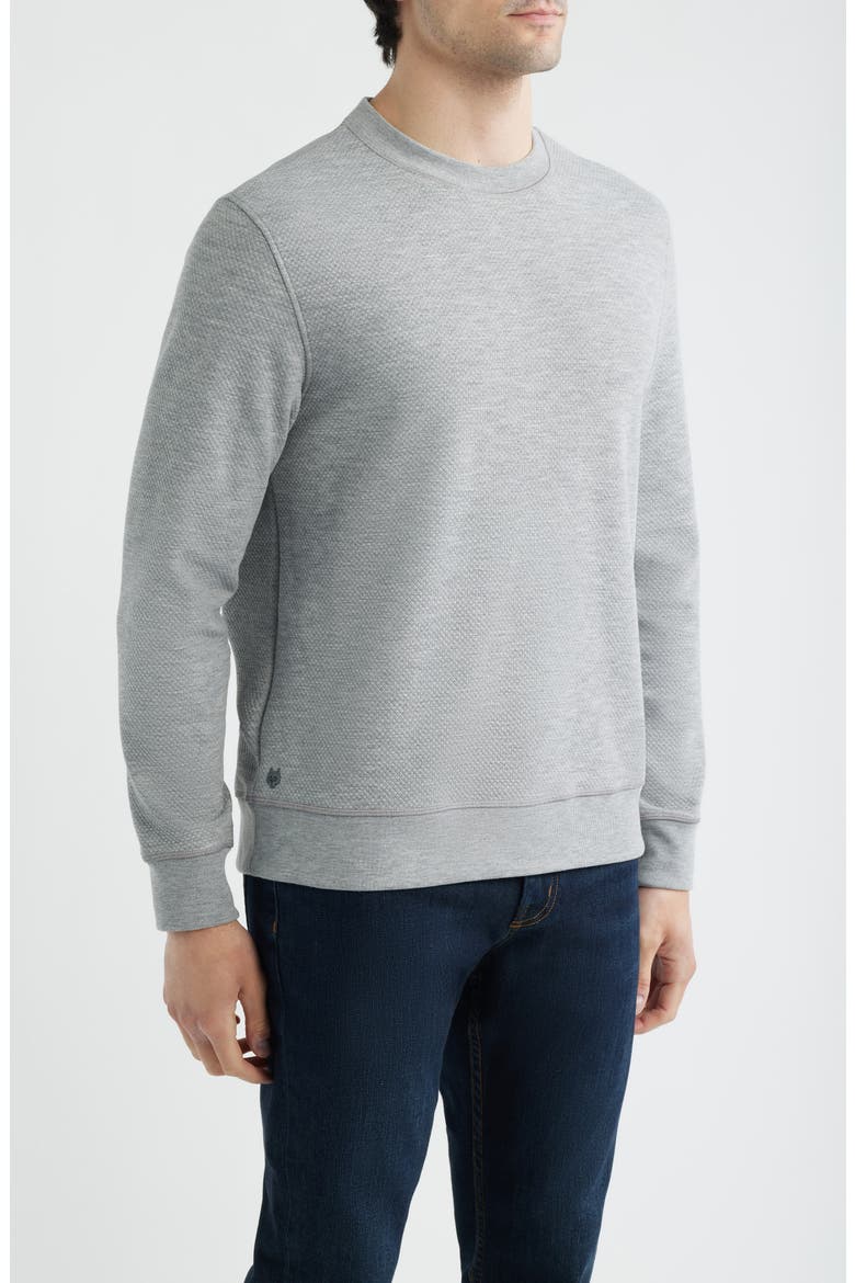 Troy Performance Sweatshirt, Alternate, color, SMOKE HEATHER