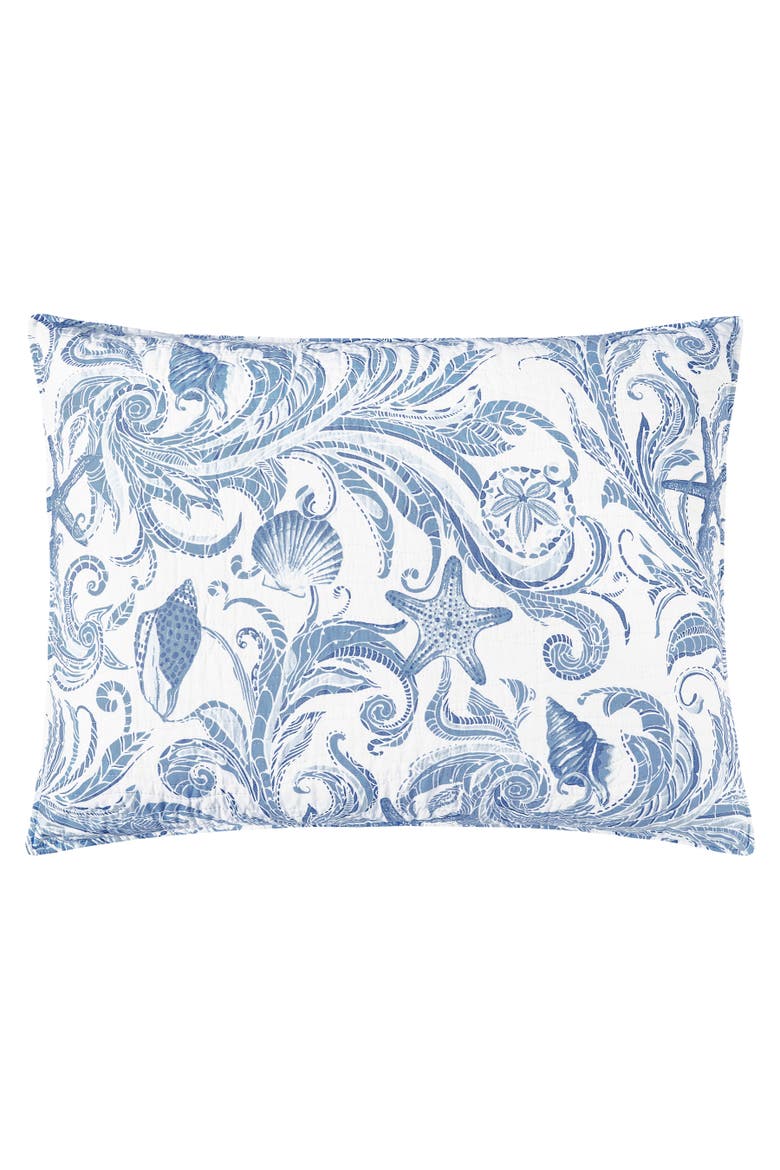 Tidal Waves Full/Queen 3-Piece Quilt Bedding Set, Alternate, color, Blue