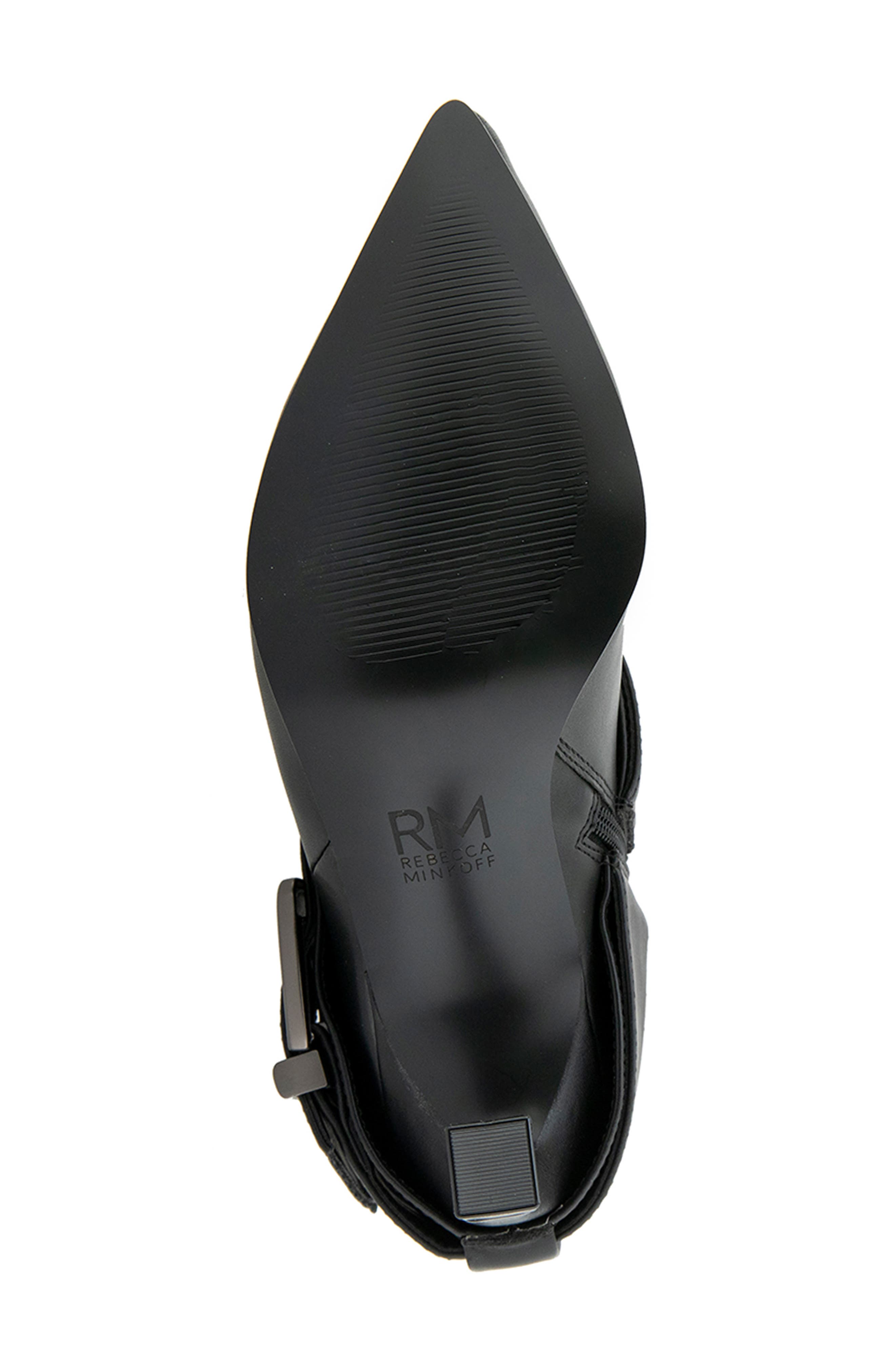 Karina Fold Bootie, Alternate, color, BLACK PU
