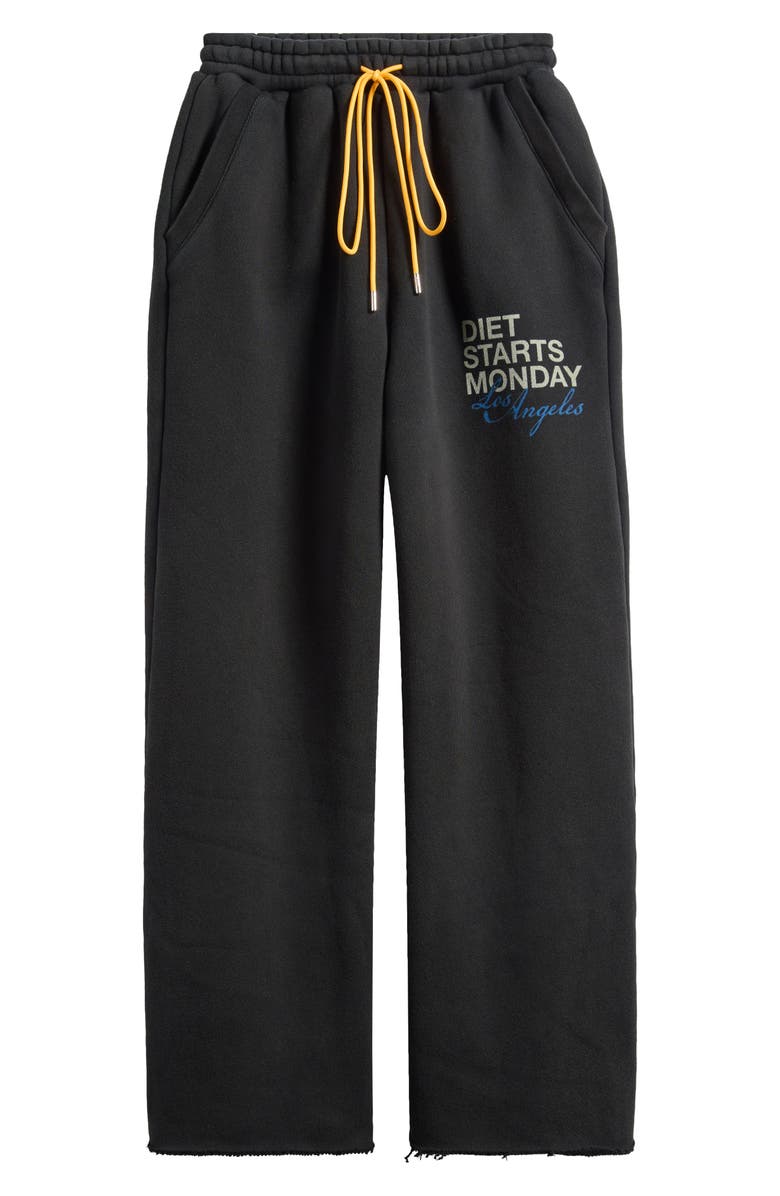 DIET STARTS MONDAY DSMLA Sweatpants, Alternate, color, Vintage Black