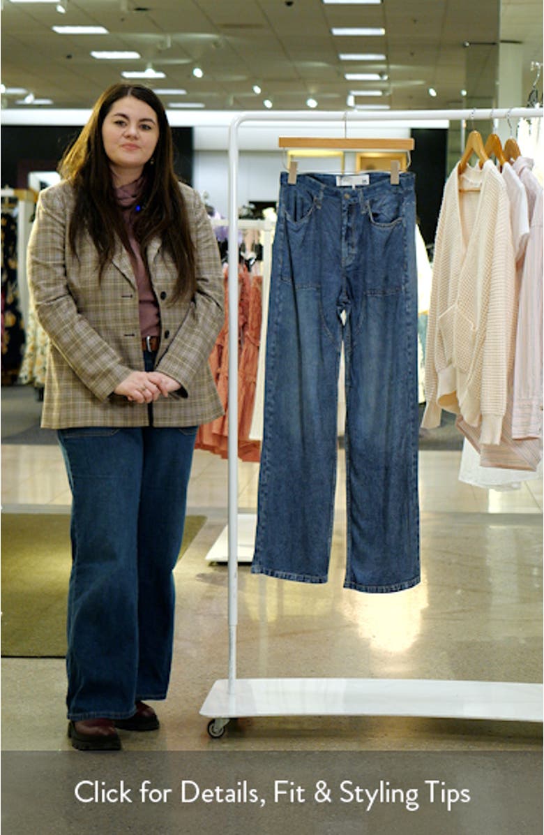 Miramar Trompe l'Oeil Faux Denim Satin Pants, sales video thumbnail