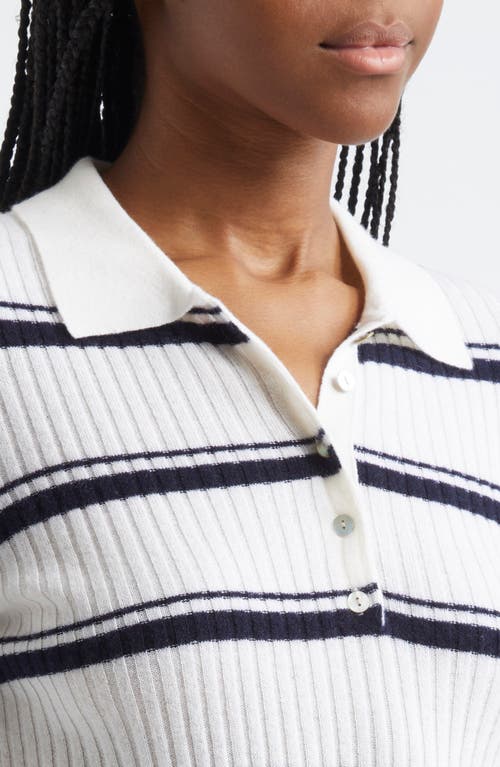 Vince Stripe Cashmere & Silk Top