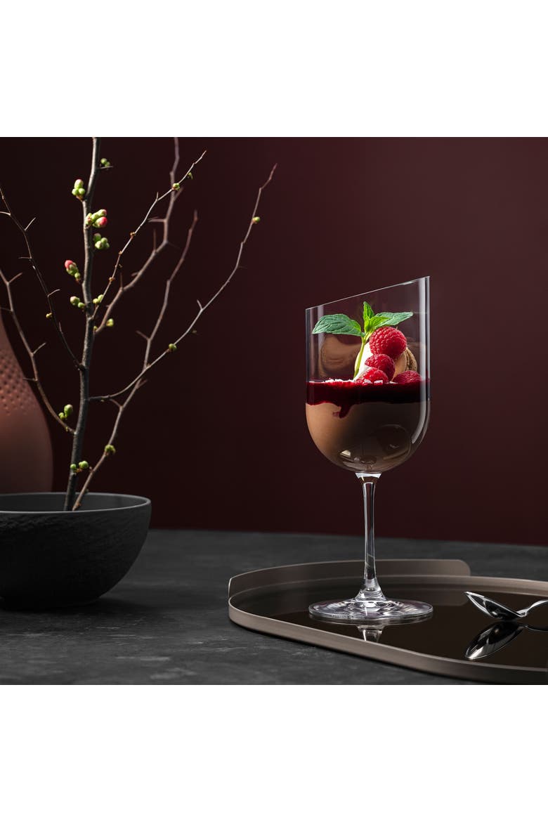 NewMoon Claret   Set of 4, Alternate, color, clear