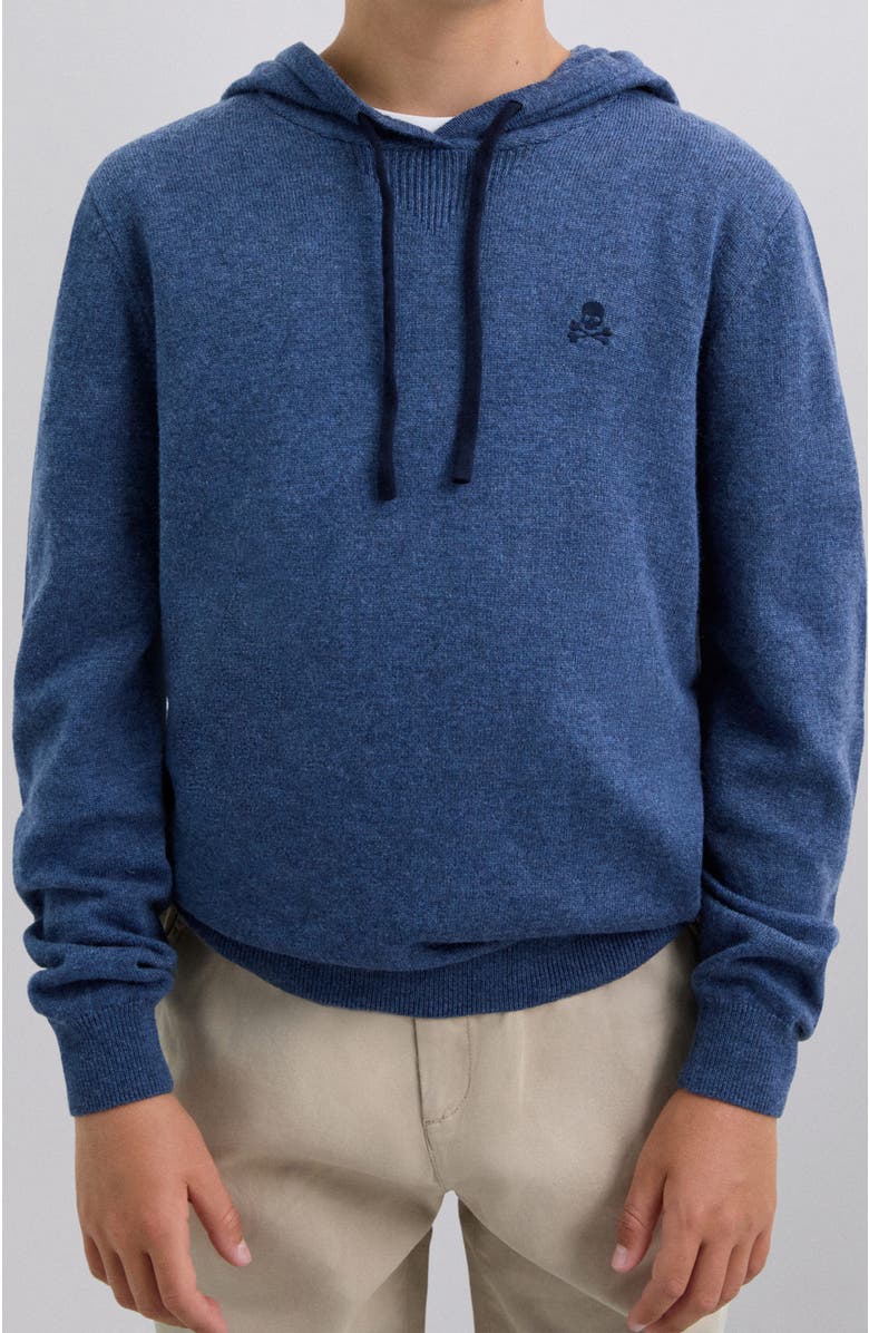 Scalpers Hoodie Tricot Kids, Alternate, color, Blue