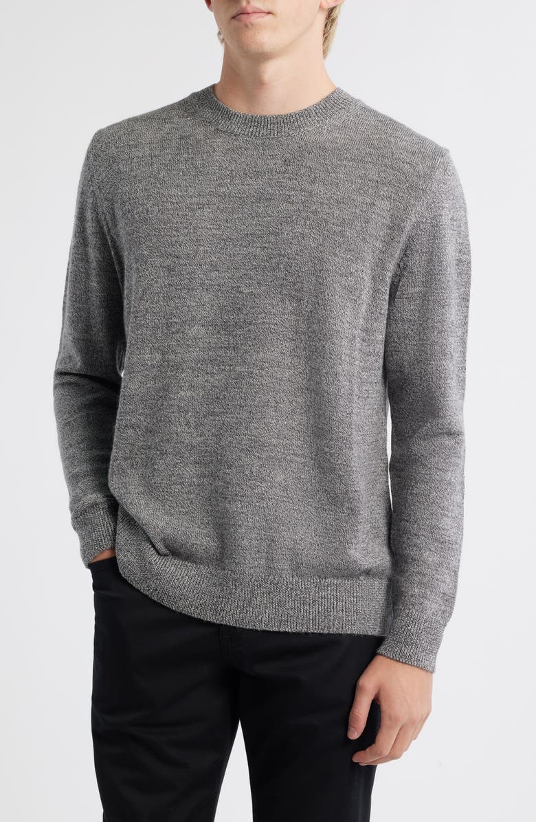ALEX CRANE Campo Merino Wool Crewneck Sweater, Main, color, Waterfall