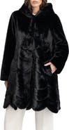 Lyla Grant Fur-Free Mink (Faux Fur) Reversible Coat, Hood