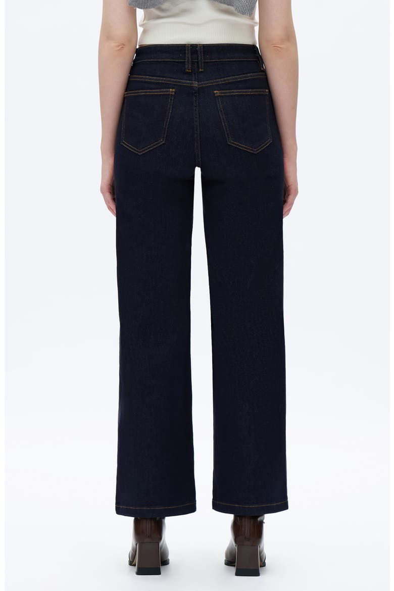 Cloe High Waist Wide Leg Jeans, Alternate, color, RAW DENIM