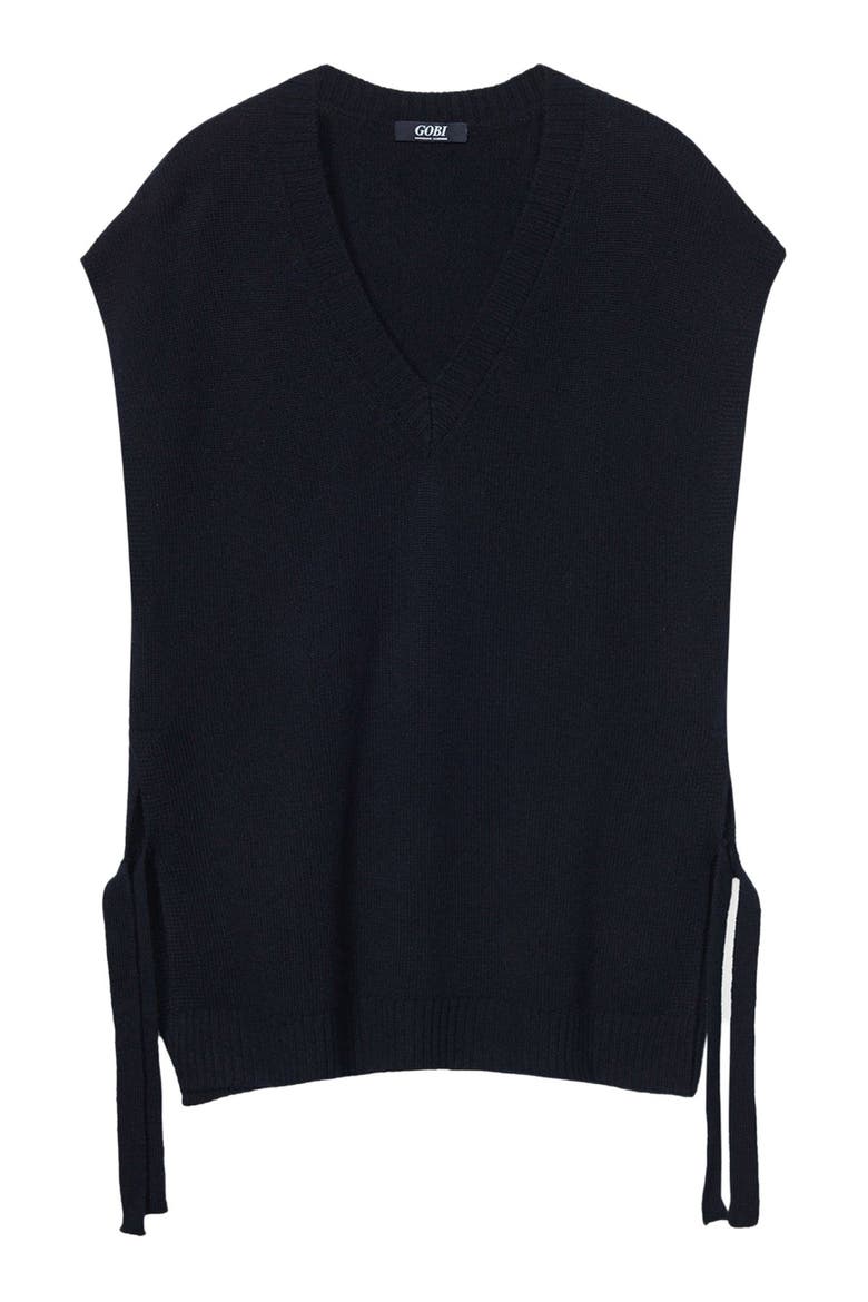 V-neck Cashmere Maternity Top, Alternate, color, black